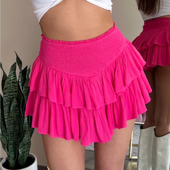 Pink Ruffle Skort - Picture 3 of 3